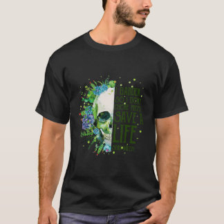 Ik tuinier zodat ik mensen niet stik schedel Plant T-shirt