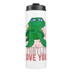 Ik Turtley hou van je Thermosbeker