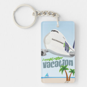 Ik Vakantie Liefst Sleutelhanger Van Een Vliegtuig