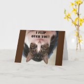 *IK VAL OVER JE* OP VERJAARDAGSHOW OM JE TE LATEN  KAART (Gele Bloem)