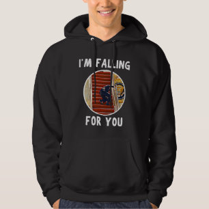 Ik val voor je grappige Joe Biden Valentijnsdag Hoodie