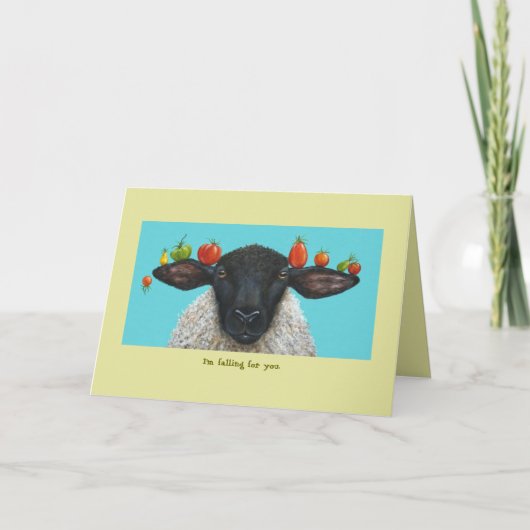 Ik val voor je kaart. kaart (Voorkant)