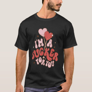 Ik val voor jou Candy Heart Love Happy Valentijn T-shirt