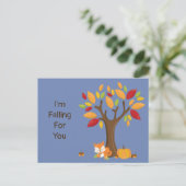 Ik val voor u de Boom van de Herfst Briefkaart (Staand voorkant)