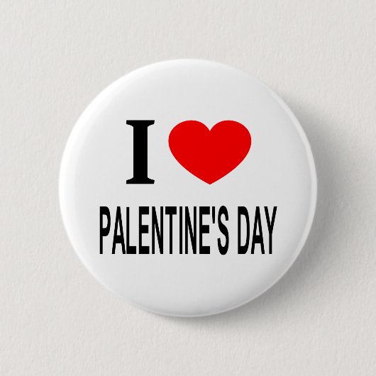Ik ❤️ VALENTIJN Ronde Button 5,7 Cm (Voorkant)