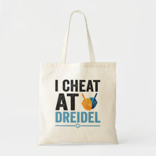 Ik valsspel bij Dreidel Grappig Joods Spel Vakanti Tote Bag