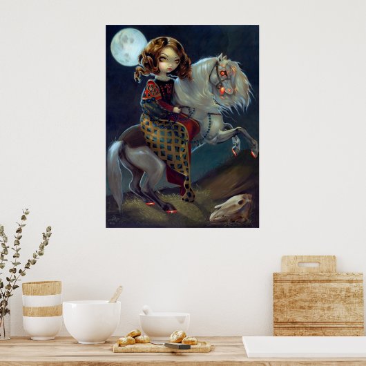 Ik Vampiri: Noteer een Cavalla ART PRINT Vampire H (Keuken)