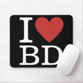 Ik ❤️ van BD - Building Department Muismat (Met muis)
