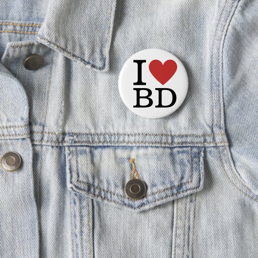 Ik ❤️ van BD - Building Department Pin Button (In situ)