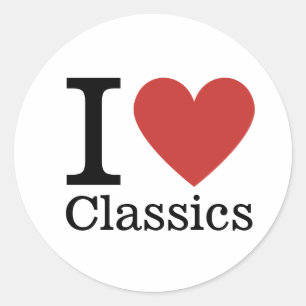 Ik ❤️ van Classics STICKER
