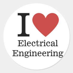 Ik ❤️ van Electrical Engineering STICKER