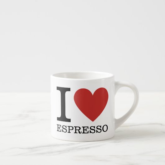 Ik ❤️ van Espresso  Kop (Rechts)