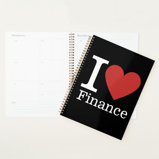 Ik ❤️ van Financiën - Finance Department - Planner (Display)