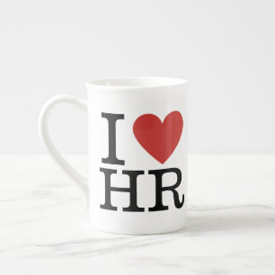 Ik ❤️ van HR Bone China Mok - voor HR Dept. Person