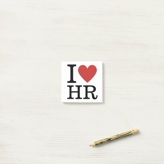 Ik ❤️ van HR - HR Department Post-it® Notes (Op bureau)