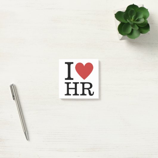 Ik ❤️ van HR - HR Department Post-it® Notes (Kantoor)