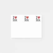 Ik ❤️ van HR (HR Dept.) Post-it® Notes (Voorkant)