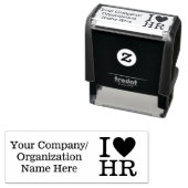 Ik ❤️ van HR (HR Dept.) Zelfinktende Stempel (In situ)