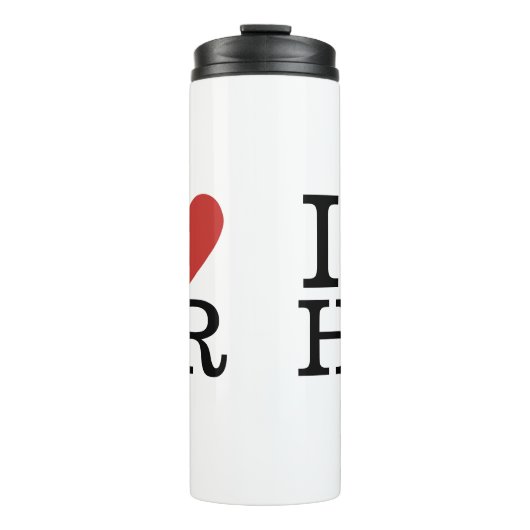 Ik ❤️ van HR - Human Resources Dept. - Thermosbeker (Voorkant)