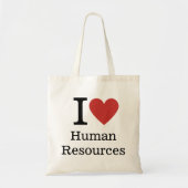 Ik ❤️ van HR - Human Resources Tote Bag (Voorkant)