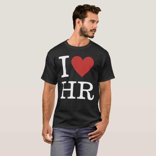 Ik ❤️ van HR Mannen T-shirt (Voorkant volledig)