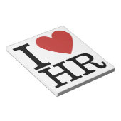 Ik ❤️ van HR Notitieblok - HR Dept. Personeel (Schuin)