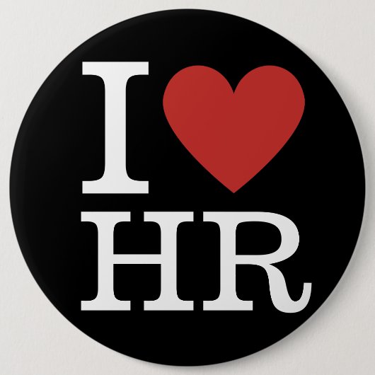 Ik ❤️ van HR Pin Button - HR Department/Staff (Voorkant)