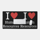 Ik ❤️ van human resources bureaumat (Keyboard & Muis)