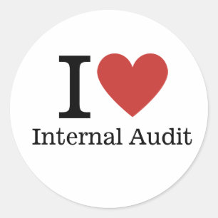 Ik ❤️ van Interne Audit STICKER