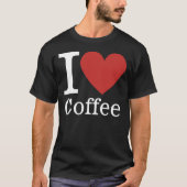 Ik ❤️ van koffie T-shirt (Voorkant)