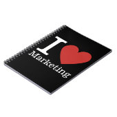 Ik ❤️ van marketing - Marketing Dept. NOTITIEBOEK (Linkerzijde)