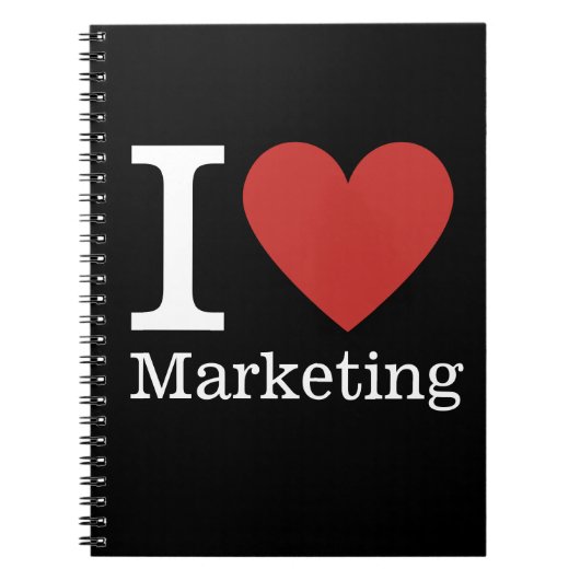Ik ❤️ van marketing - Marketing Dept. NOTITIEBOEK (Voorkant)