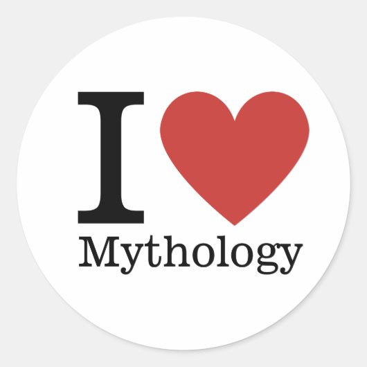 Ik ❤️ van mythologie STICKER (Voorkant)