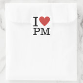 Ik ❤️ van PM - Product Management STICKER (Tas)