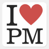 Ik ❤️ van PM - Product Management STICKER (Voorkant)
