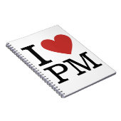 Ik ❤️ van PM - Project Management NOTITIEBOEK (Rechterzijde)