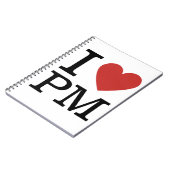 Ik ❤️ van PM - Project Management NOTITIEBOEK (Linkerzijde)