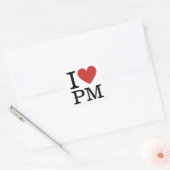 Ik ❤️ van PM - Project Management STICKER (Envelop)