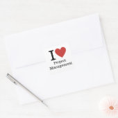 Ik ❤️ van Project Management STICKER (Envelop)
