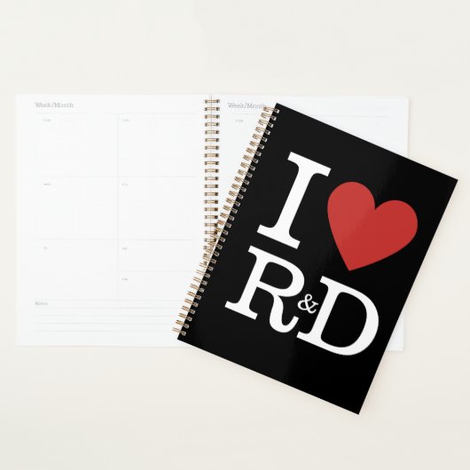 Ik ❤️ van R&D - R&D-Afdeling - Planner (Display)
