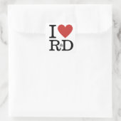 Ik ❤️ van R&D - R&D Dept. - STICKER (Tas)