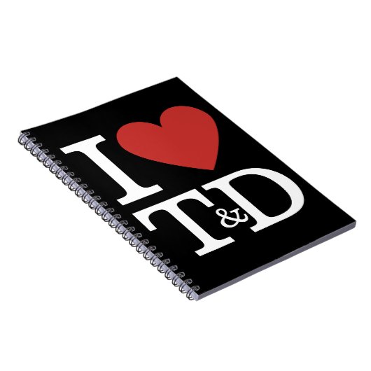 Ik ❤️ van T&D - Training & Development Dept. Notitieboek (Rechterzijde)