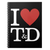 Ik ❤️ van T&D - Training & Development Dept. Notitieboek (Voorkant)