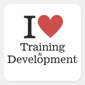 Ik ❤️ van Training & Development STICKER (Voorkant)