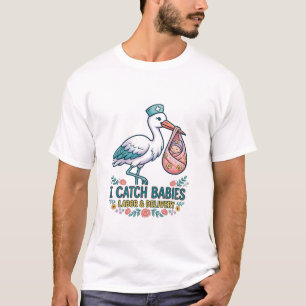 Ik vang baby's Verloskundige T-shirt