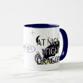 Ik vecht met de Mok van Dragons (kleur) (Voorkant rechts)