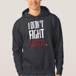 Ik vecht niet hoodie