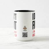 Ik vecht niet mok (Midden)