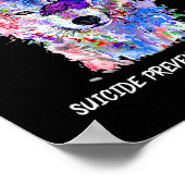 Ik vecht nog steeds tegen puntkomma's om zelfmoord poster (Hoek)