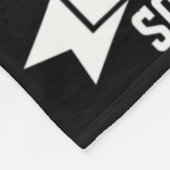 Ik vecht tegen bloedkankerbewustzijn Motivatie L Fleece Deken (Hoek)